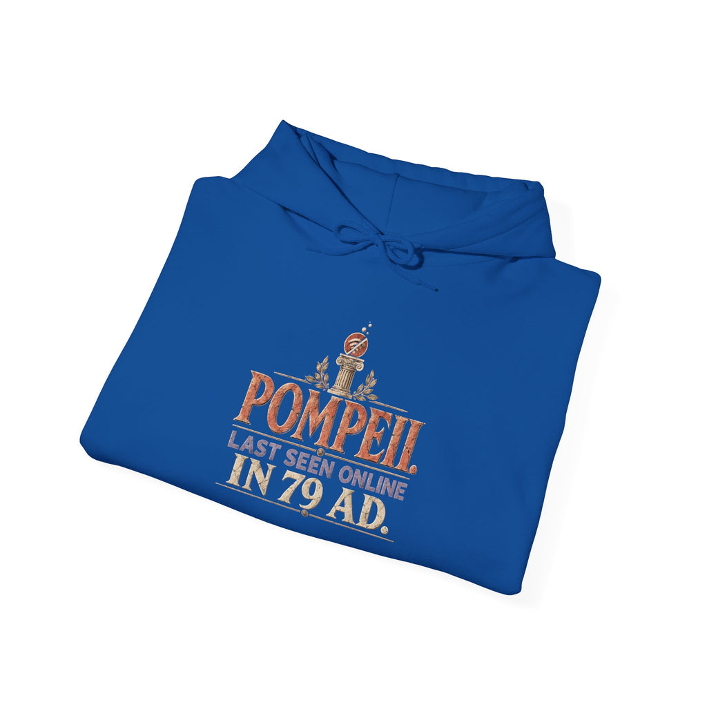 Pompeii Last Seen Online in 79 AD History Hoodie