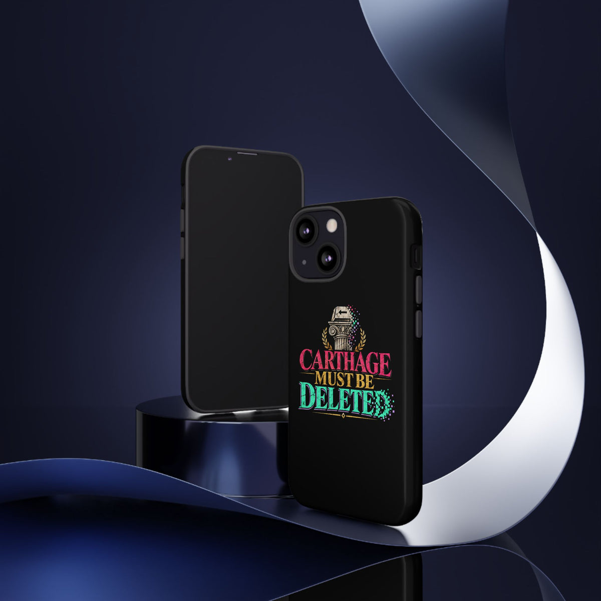 Carthage Must Be Deleted Tough Phone Case