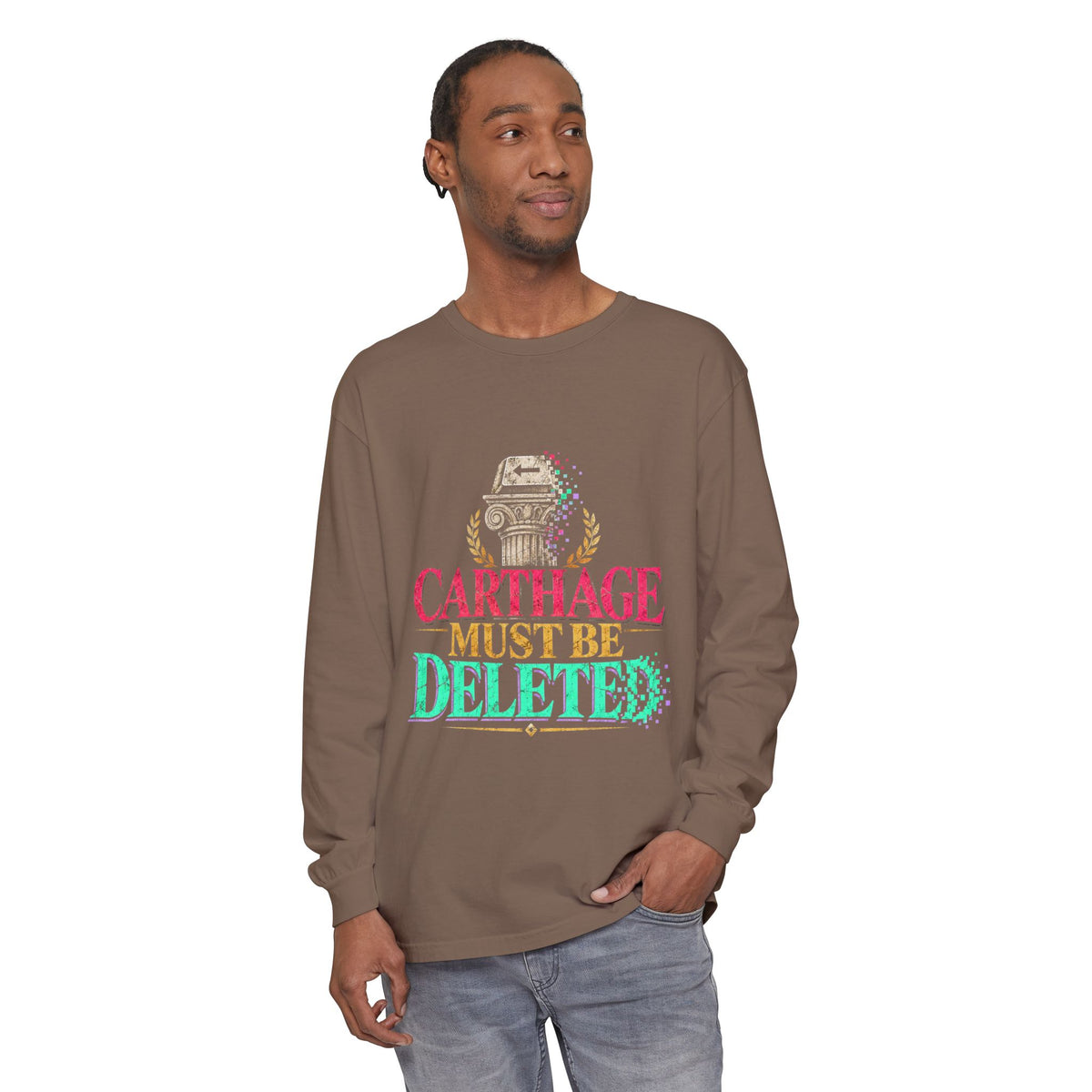 Carthage Must Be Deleted Long Sleeve T-Shirt