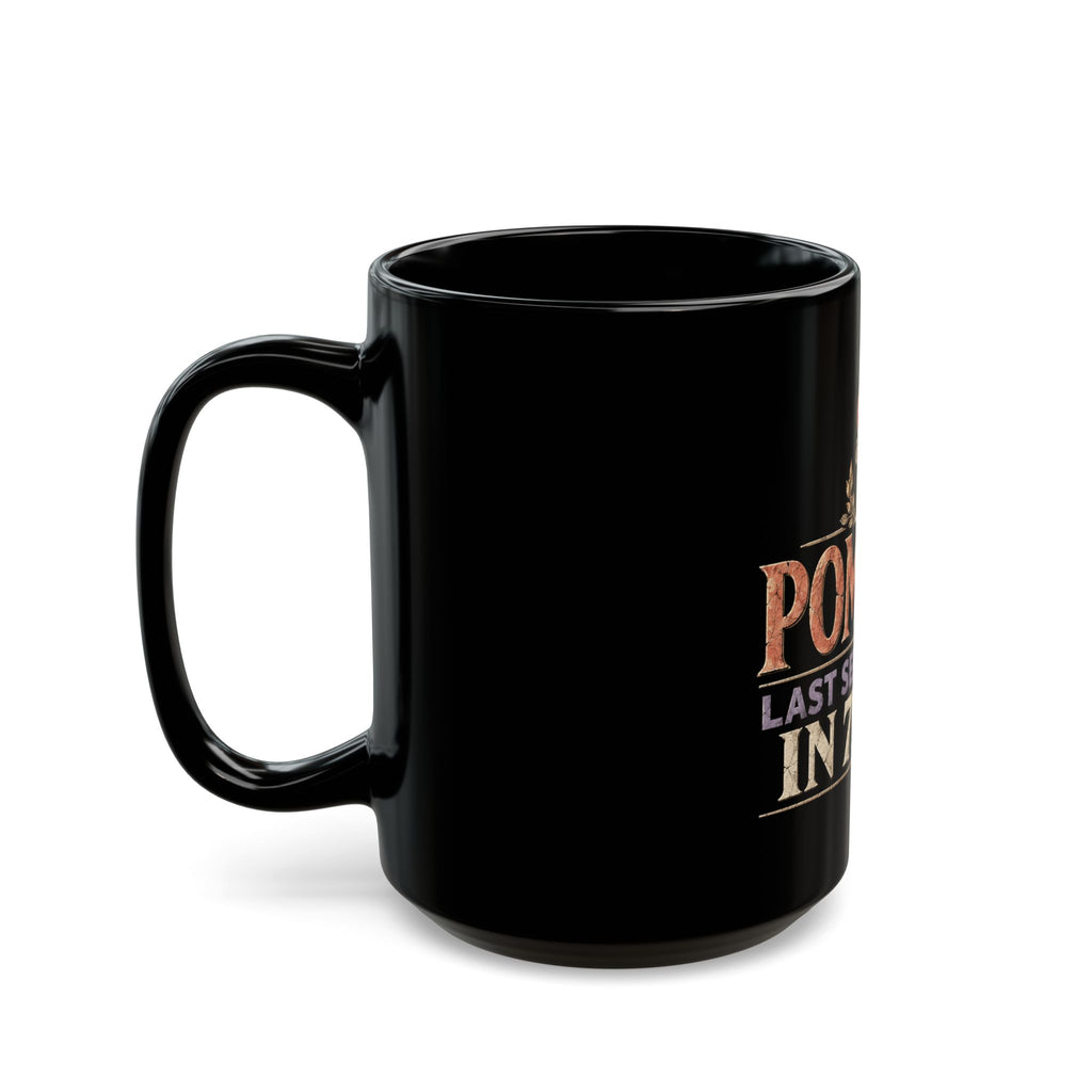 Pompeii Last Seen Online in 79 AD Black Mug