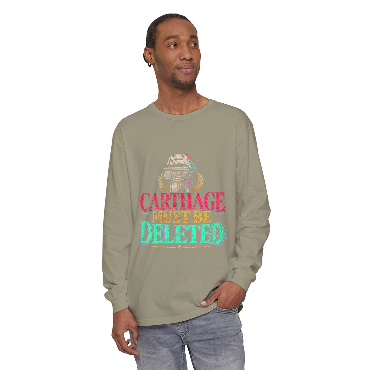 Carthage Must Be Deleted Long Sleeve T-Shirt