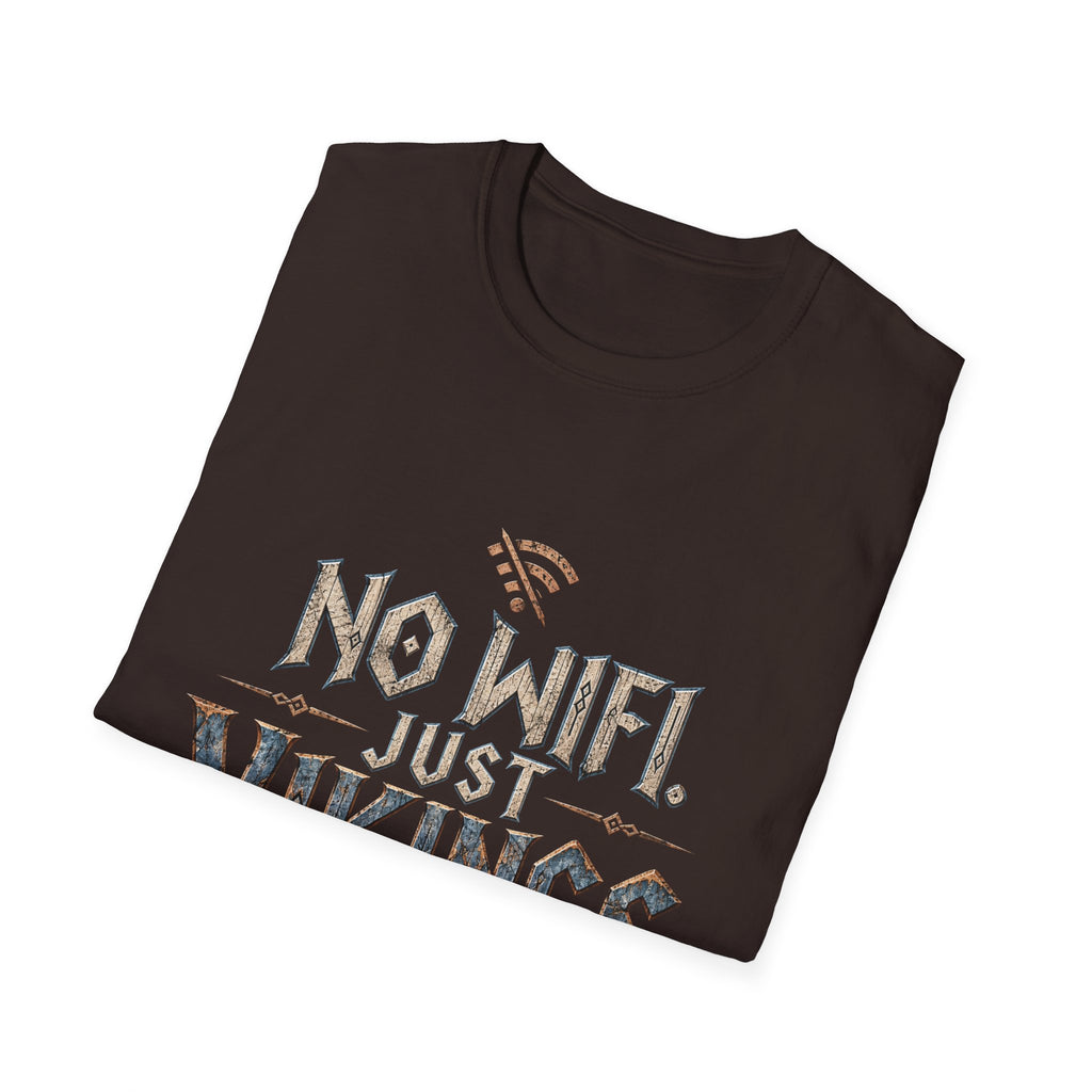 No WiFi Just Vikings T-Shirt