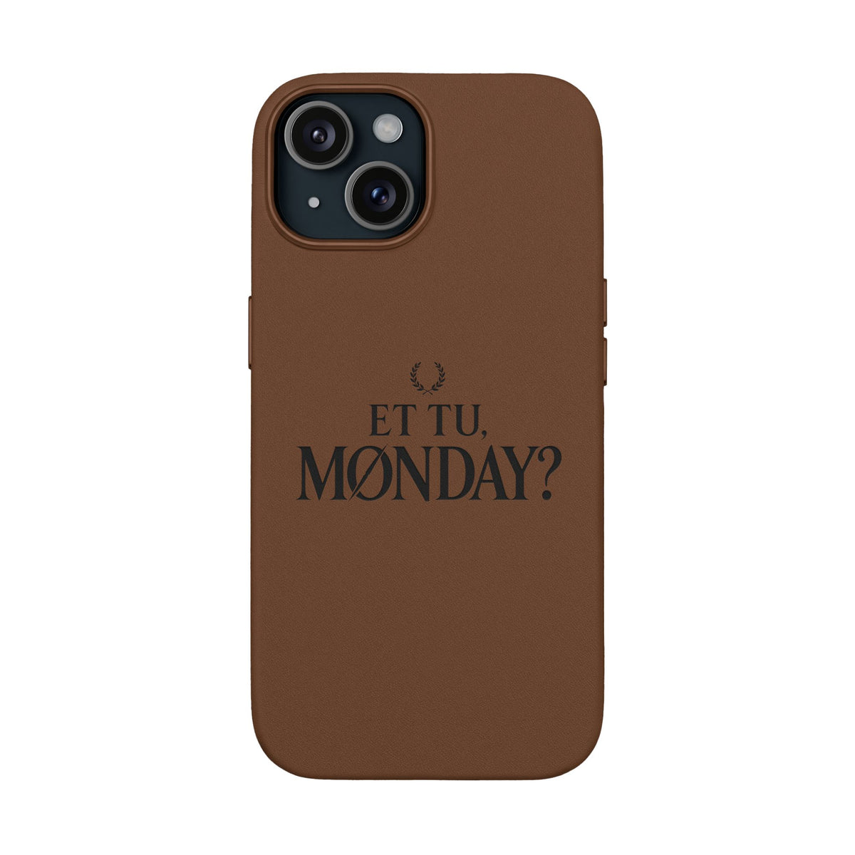 Personalized Engraved PU Leather Phone Case