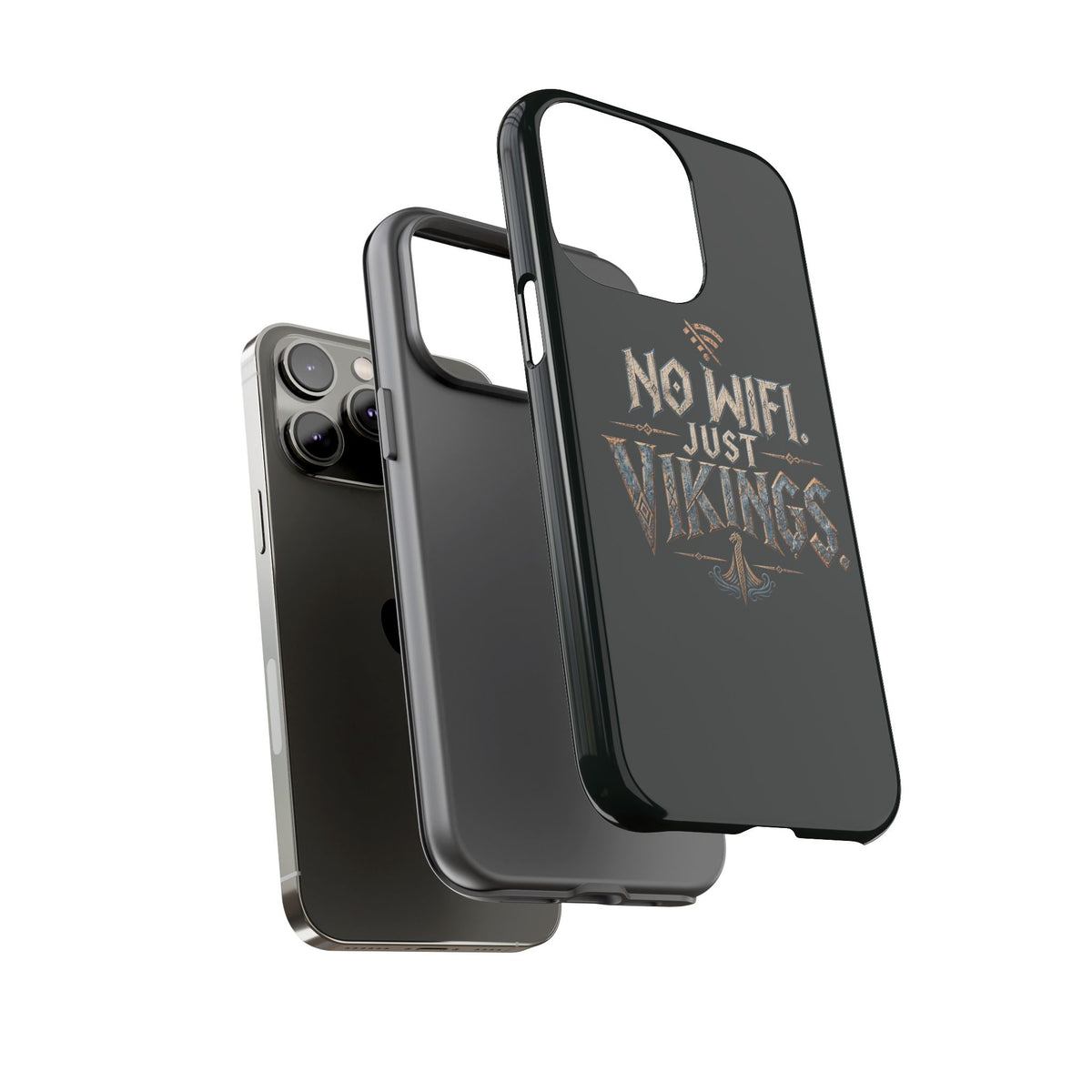 No Wifi Just Vikings Phone Case