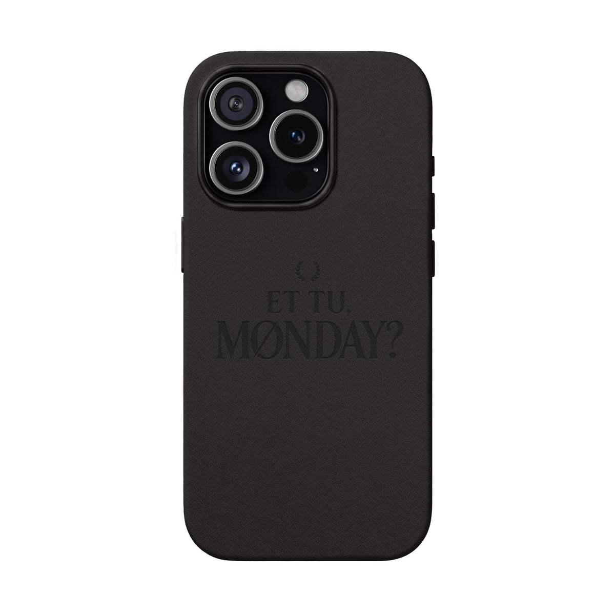 Personalized Engraved PU Leather Phone Case