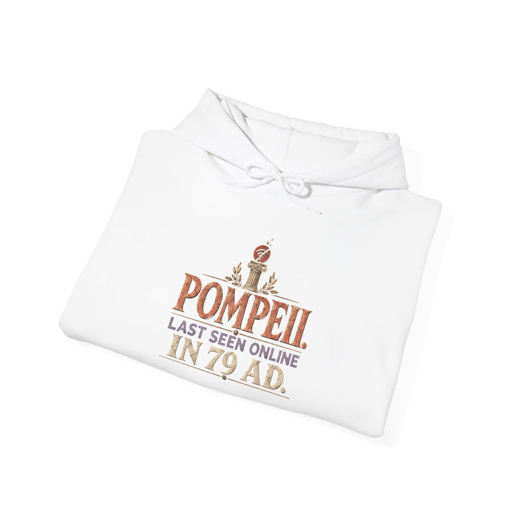 Pompeii Last Seen Online in 79 AD History Hoodie